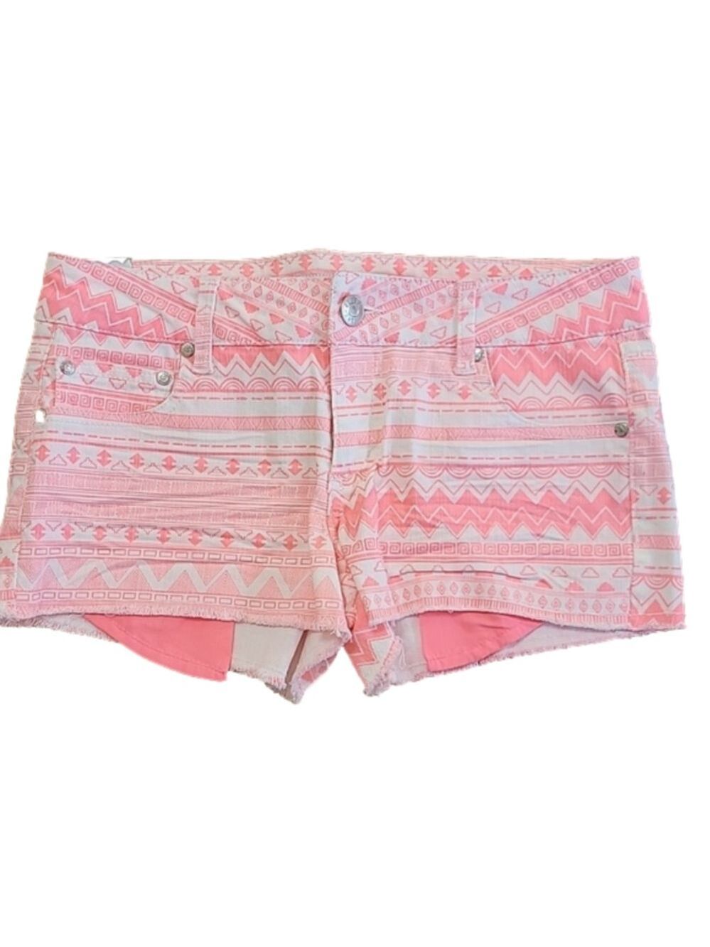 Celebrity Pink Neon Aztec Print Size 5 NWT